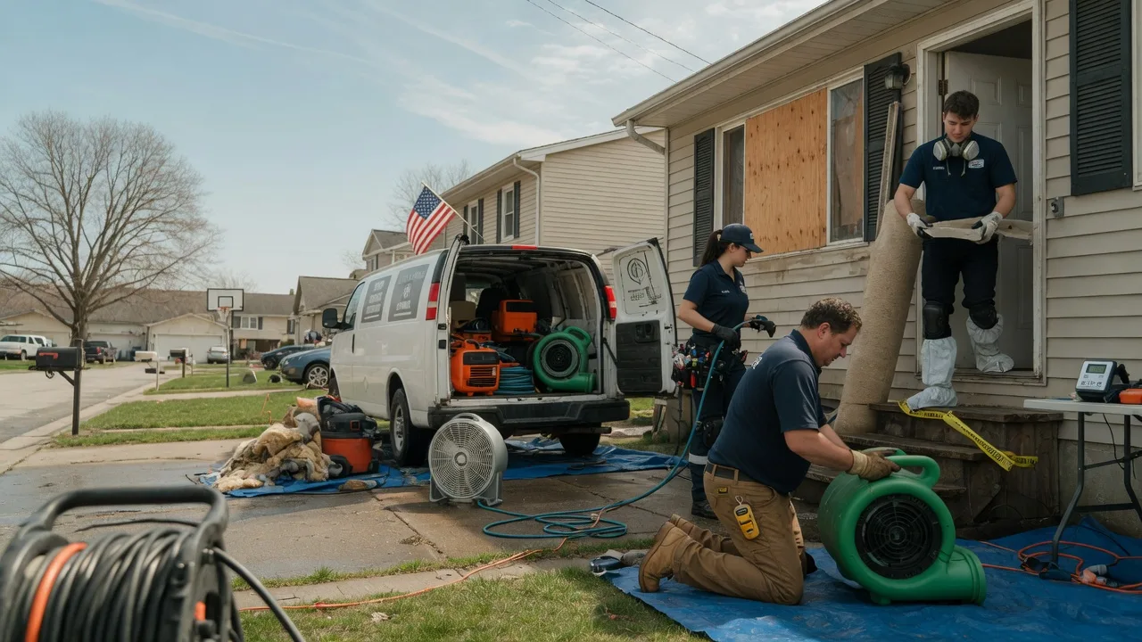 Water Damage Restoration in Pickerington, OH near me